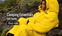 This model looks like they promised her camping would be fun