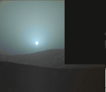 This new NASA view of sunset on Mars is stellar