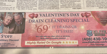 This newspaper ad