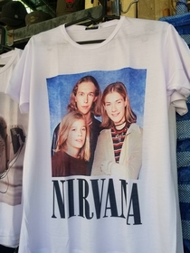 This Nirvana shirt in Thailand