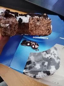 This Oreo Cookie doughnut