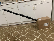 This package came in the mail for my uncle this way  no idea what the hell it is