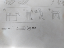 This part of the instructions for the coat hanger I bought