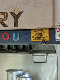 This patch seen at a local breakfast joint