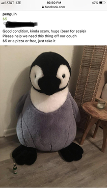 This penguin on my towns sell page