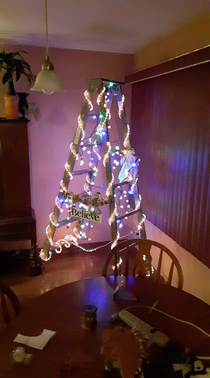 This persons christmas tree