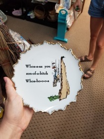 This plate I found at a thrift store