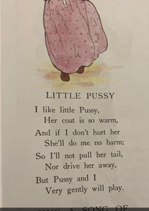 This poem I found in a Mother Goose story book