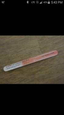 This popsicle got real dark