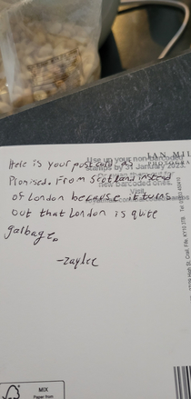 This postcard I received from a friend touring Europe