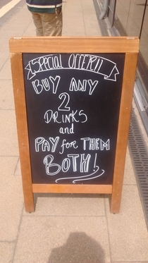 This pub owner doesnt give a fuck