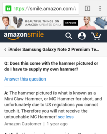 This question and answer on Amazon