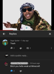 This rappers insult