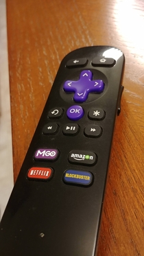 This remote has a bankruptcy button