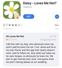This review I found on the AppStore with a bit of WTF