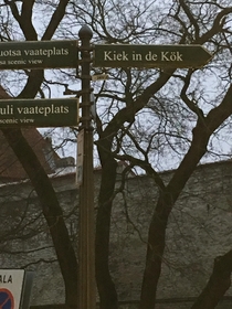This road is a real Kiek in de kk to walk down
