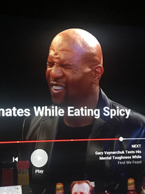 This sauce is so hot even Terry Crews forehead is squinting