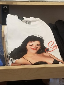 This Selena shirt I spotted in the wild