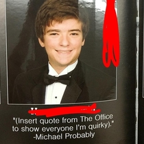 This senior quote