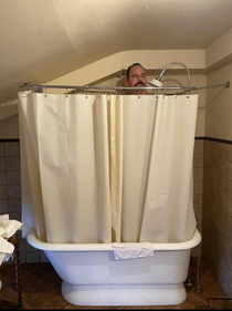 This shower at an airbnb