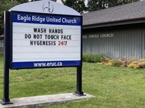 This sign a local church put up