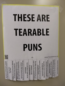 This sign appeared in our corporate office today