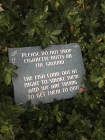 This sign at Atlantis