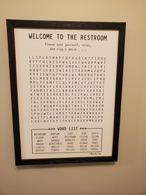 This sign from a restaurant bathroom
