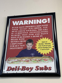 This sign I found at my local deli