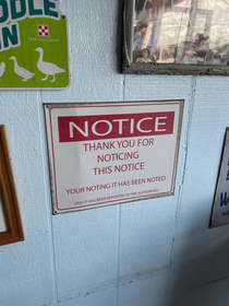 This sign my friend just saw at a restaurant