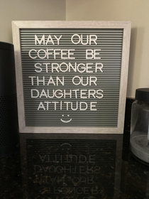 This sign my sister made for her kitchen
