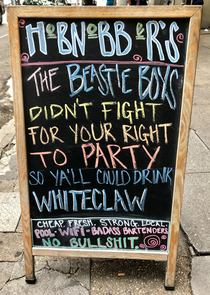This sign spotted in New Orleans today