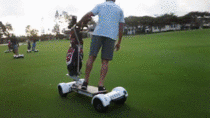 This standing golf cart makes golf way more exciting