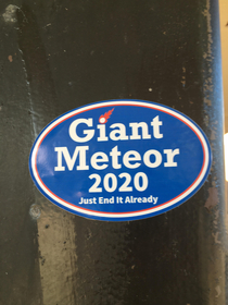 This sticker I found outside of my school earlier this year