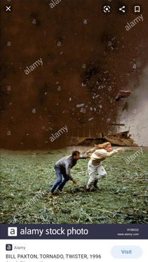 This stock photo makes it look like theyre running away from a tornado of watermarks