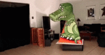 This T-Rex is a head-turner AND a mind-bender