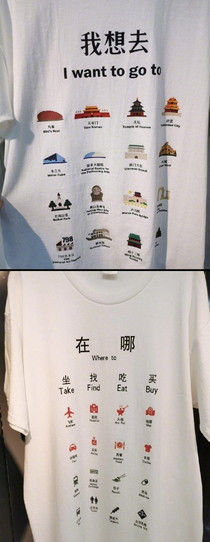 This T-shirt in Beijing China lol