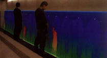 this thermochronic urinal allows users to paint where you pee