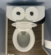 This toilet has seen some shit