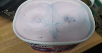 This unicorn ice cream looks like a butt