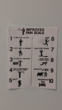 This upgraded pain chart