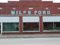 This used to say MILES FORD