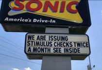 This variation of the now hiring sign at my local sonic