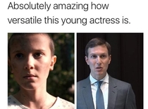 This versatile young actress
