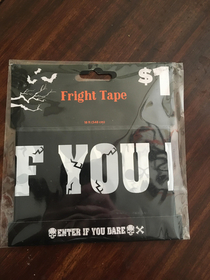 This very aggressive Halloween tape