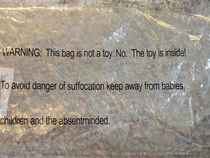 This warning label on my childs birthday gift