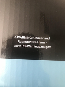 This warning on my guitar stands box