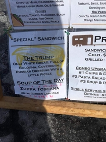 This was an available choice at the food truck today