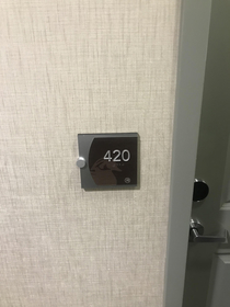 This was are room number on our anniversary and the employees had the thermostat on 