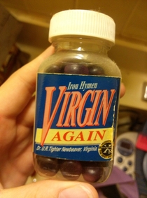 This was in my moms medicine cabinet Iron Hymen